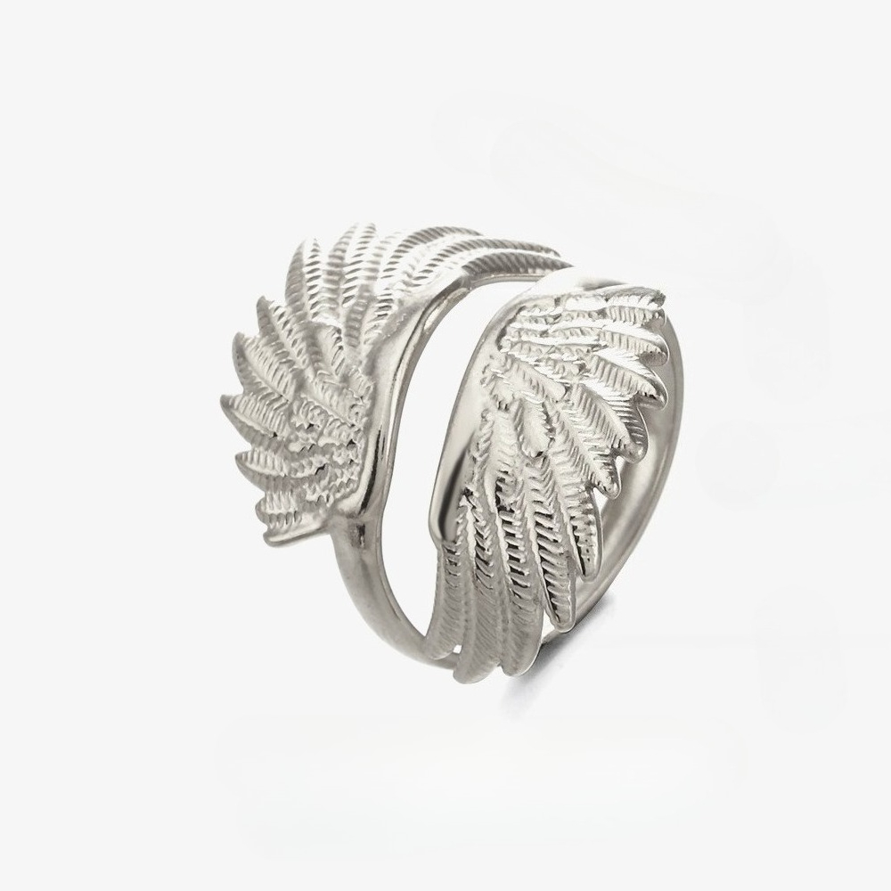 Bohemian Wing Design Open Ring, Perfect Gift for Her